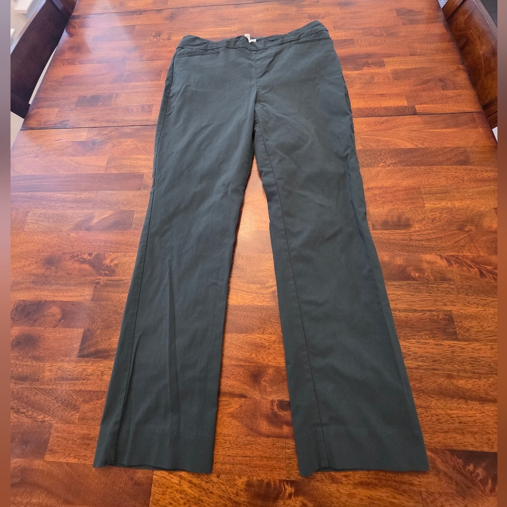 Chico's Dark Green Chinos Stretchy Size 1P-8P Us